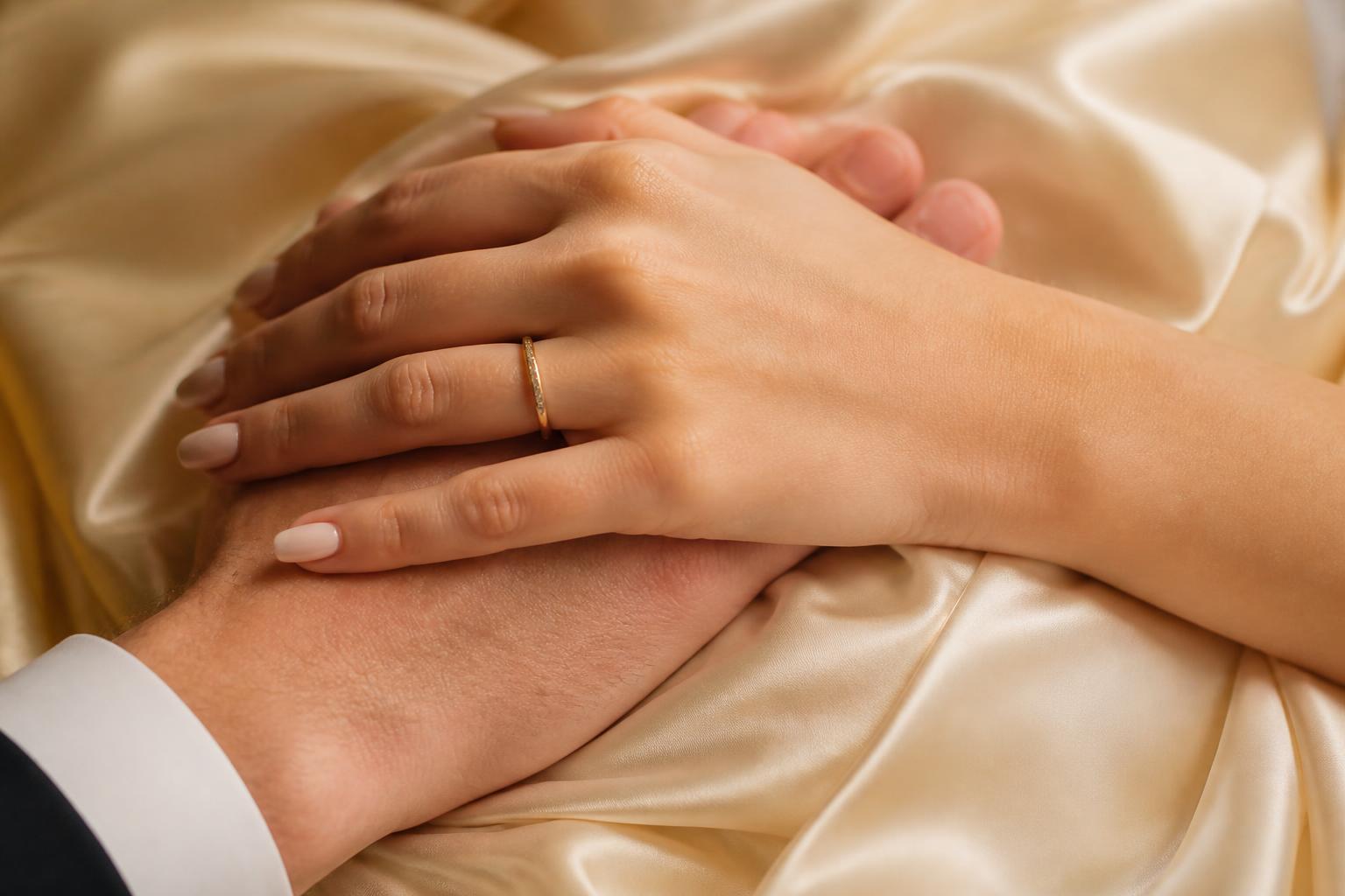 Manos de los novios